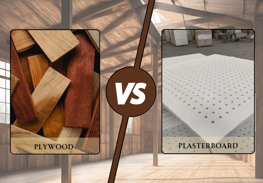 Plywood vs Plasterboard