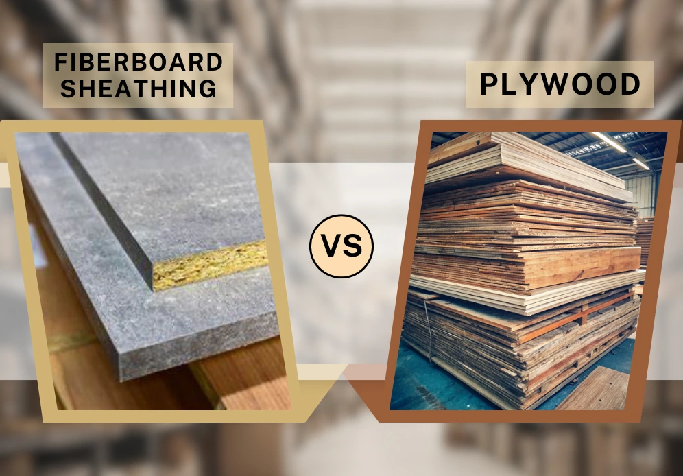 fiberboard sheathing vs plywood