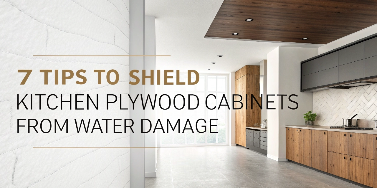 7 Tips to Shield Kitchen Plywood Cabinets from Water Damage