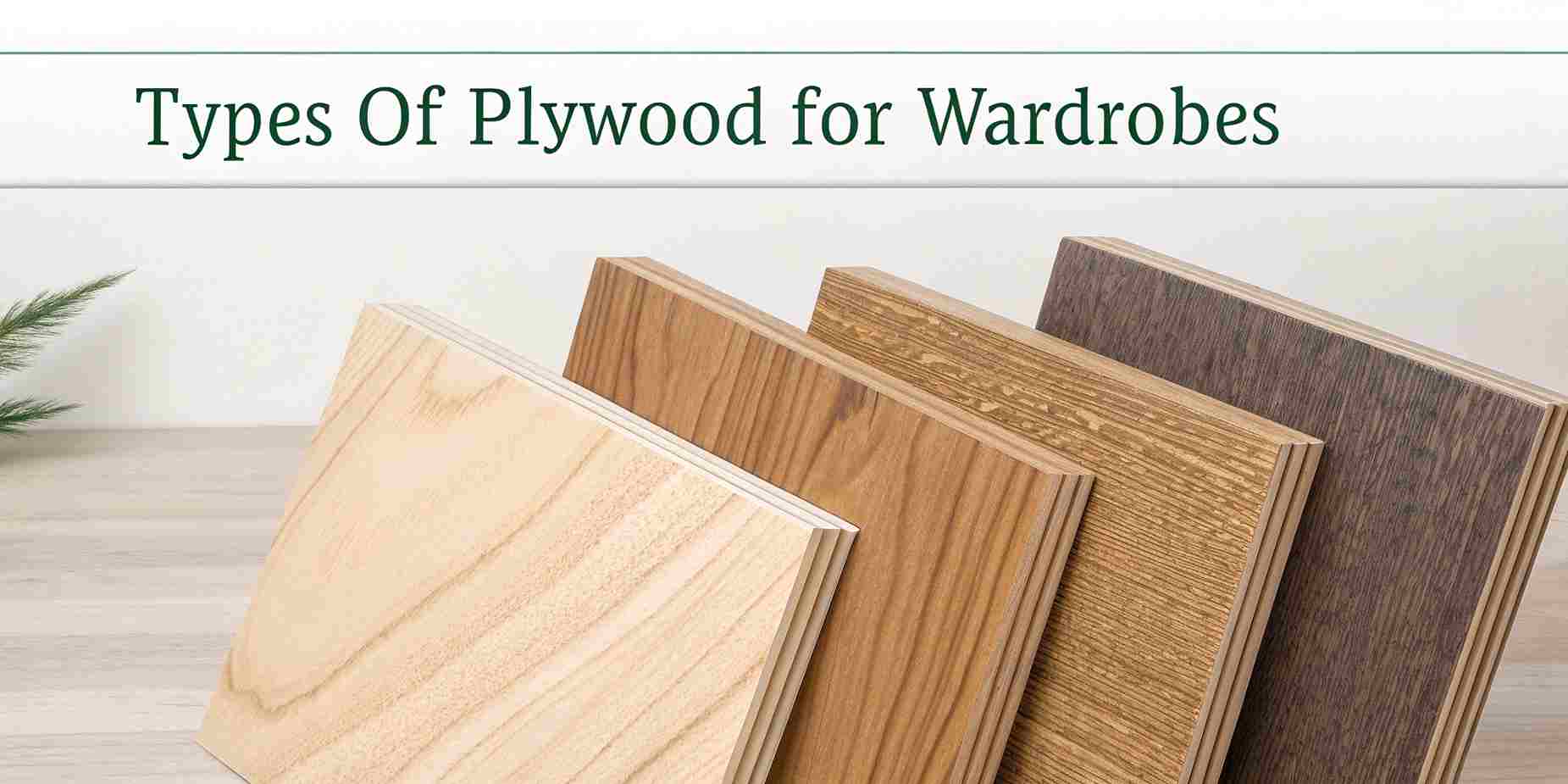 types of plywood for wardrobes