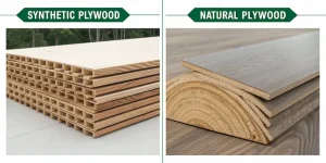 synthetic plywood vs natural plywood