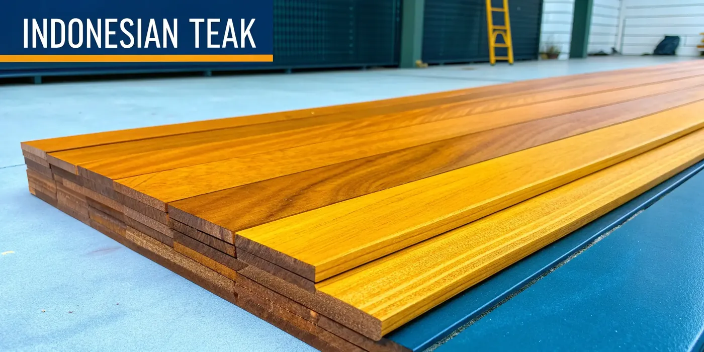 Indonesian teak